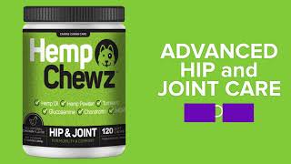 Hemp Chewz for Dogs - Hip & Joint Treats for Mobility and Comfort