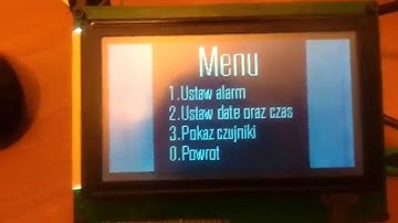 ATMega32 graphic display clock