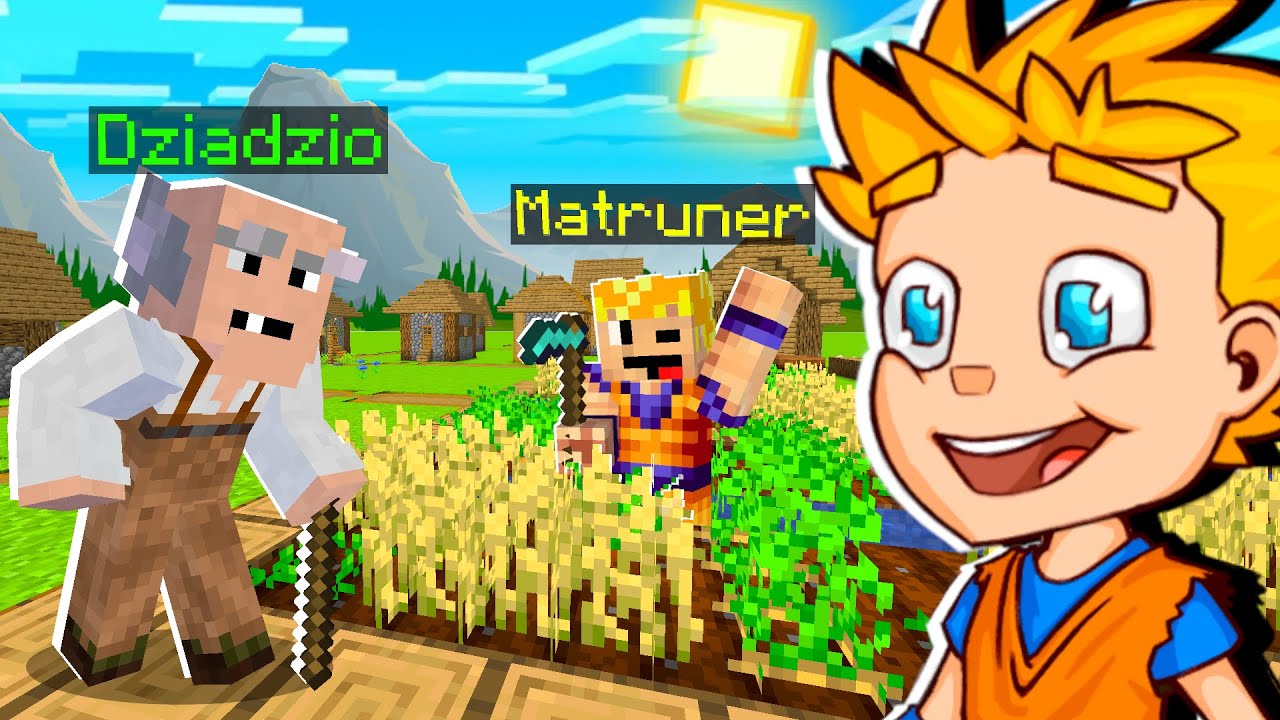 CZY DZIADEK MNIE w KOŃCU POLUBI i WPUŚCI do SWOJEJ WIOSKI w MINECRAFT!