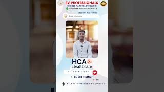 Sumith Singh Got Placed in HCA Healthcare During Training | India’s Top Finance Institute #mncjobs