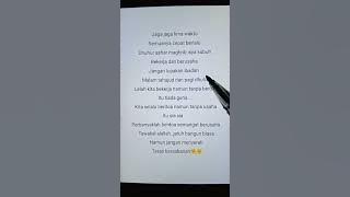 Lirik Lagu Sholawat Jaga Lima Waktu🥰🥰