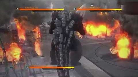 GODZILLA PS4 : SpaceGodzilla vs Godzilla vs Destroyah