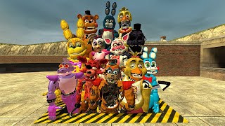 DESTROYING SIREN RUBY FNAF MOVIE ANIMATRONICS In Garry's Mod! Five Nights At Freddy's