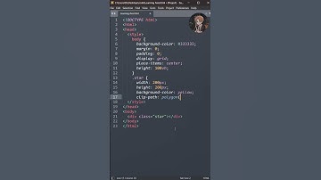 ✨ Starlight Spectacle: Crafting a Shining Star with HTML, CSS & JavaScript ✨ #beats #phonk #coding