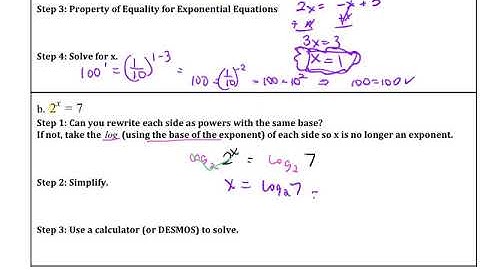 Ch 6 6 Day 1 Solving Exponential Equations Ex 1