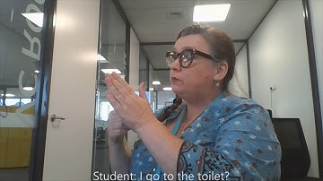 Can I go to the toilet? #Simple Sentences #questions Auslan