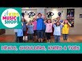 Heads, shoulders, knees and toes