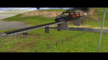 Railfaning the mountain type locomotive in Trainz Driver 2￼