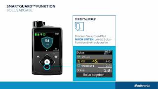 MiniMed™ 780G System – Bolusabgabe mit der SmartGuard™ Funktion