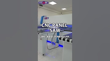 CNC PANEL SAW - RK-320-PREMIUM #RADEK #woodworking #machine #machinery #cnc #shorts
