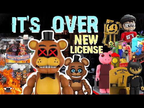 FNAF GOT A NEW CONSTRUCTION SET LICENSE! - Phatmojo FNAF Lego Sets - Five Nights at Freddy's