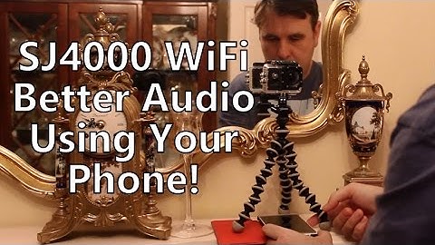 SJCAM SJ4000 WIFi Using Your Phone For Better Audio, With Premiere Pro & Movie Maker