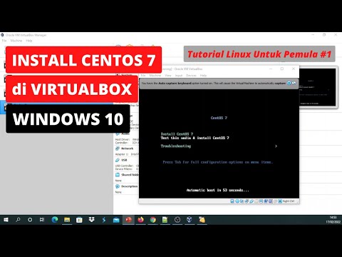 Cara Install Linux Centos 7 di Virtualbox - Windows 10 | Tutorial Linux Untuk Pemula #1