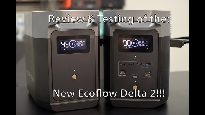 EcoFlow DELTA 2 [MAX] - 2,400W / 2,048Wh Portable Power Station +
