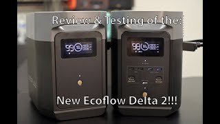 Ecoflow Delta 2  Solar Generator LiFePO4 Battery Power Station Full Review