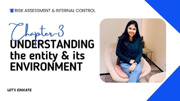 Ch-3 | P-11 | UNDERSTANDING the entity & its ENVIRONMENT | Risk Assessment & Internal Control