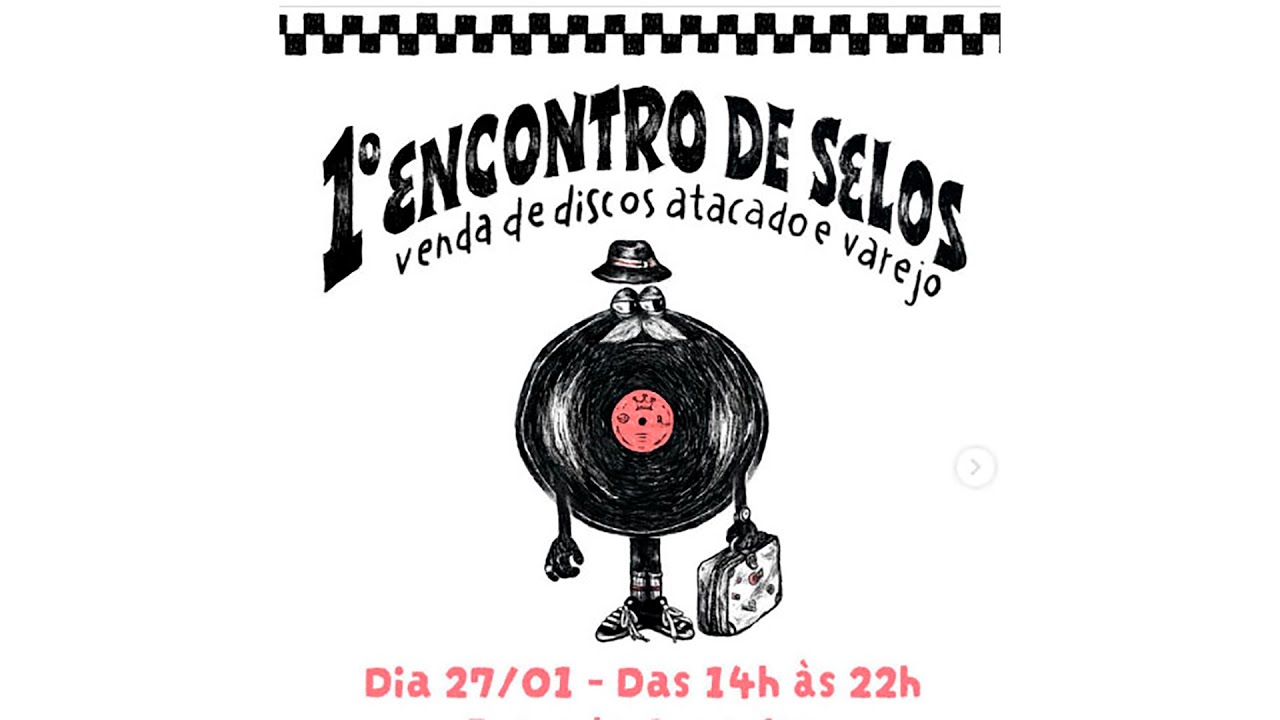 1º Encontro de Selos de Vinil no Caverna Rock Discos