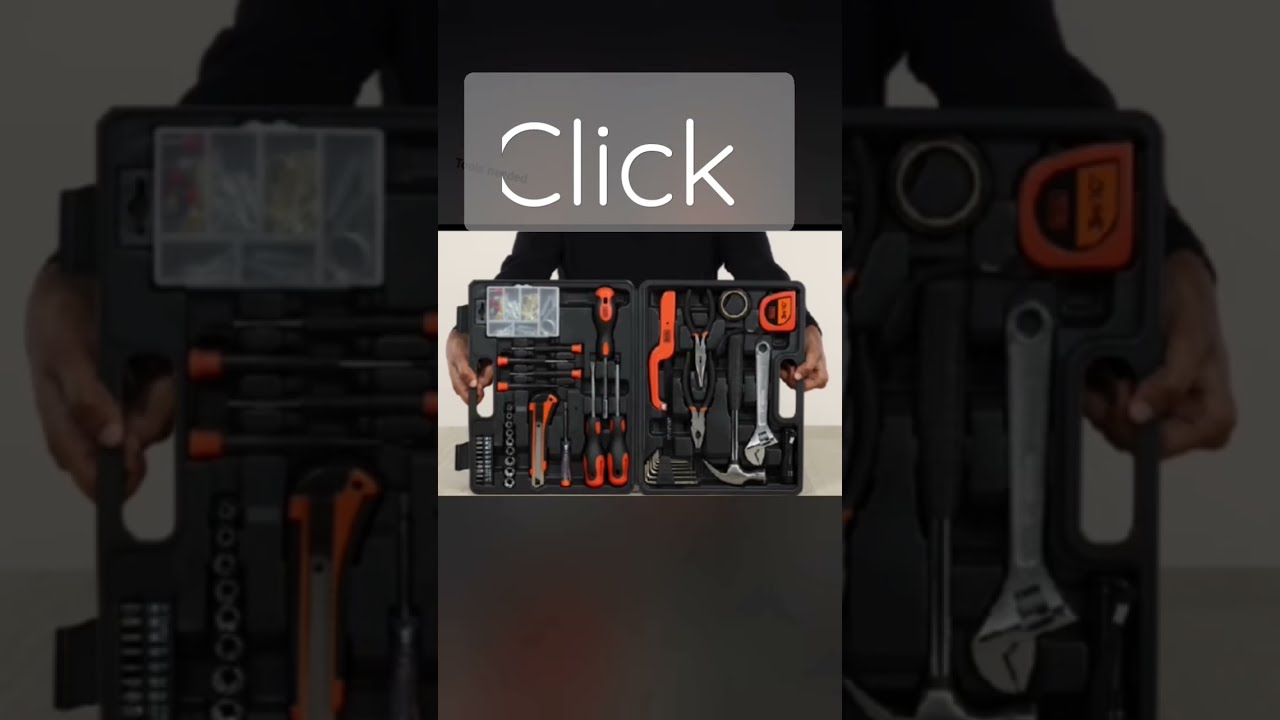 BLACK DECKER BMT126C Hand Tool Kit 126 Piece For Home DIY And Professional