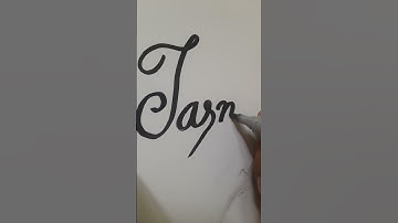 New style name Jasmin handwriting calligraphy video plz subscribe to guys 🙏
