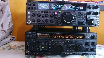 Yaesu FT-1000MP Mark-V Field v/s Yaesu FT-2000 - Reception Comparison on 14 MHz
