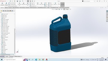 SolidWorks Surface Tutorial | Oil Canister Part-02