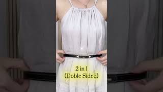 [메이드바이] (양면 고급) 2in1 여성 원피스, 정장, 캐주얼 벨트