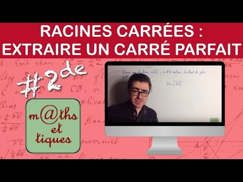 Vidéo: Comment Extraire La Racine Carrée