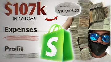 $107K In 20 Days - How Much PROFIT I Make From Shopify Dropshipping (Stats You Need to Know)