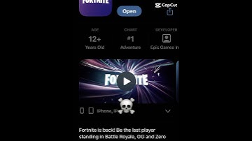 Fortnite is back in the Apple Store… 💀