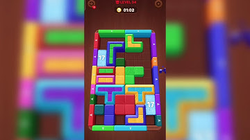 Wood Away Block Jam Level 34 Walkthrough Solution