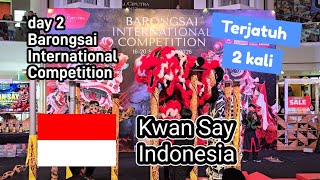 Kwan Say Indonesia, Day 2 Barongsai International Competition, Ciputra Mall Jakarta.