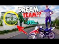 Случайно НАШЛИ Dream Team House!!! Покатушка на ПИТБАЙКЕ(Эндуро)! Поймала ОХРАНА!