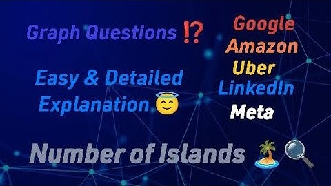 🏝️ Number of Islands (DFS): Exploring the Archipelago! 🏝️ | Bit By Bit | Google | Amazon | Uber | 16