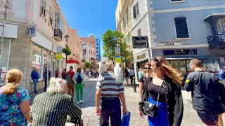 Gibraltar Main Street Walk, [4K], May 2023