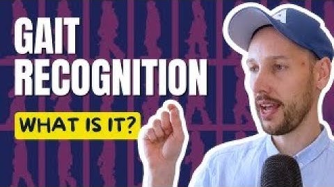 What is gait recognition for biometrics?