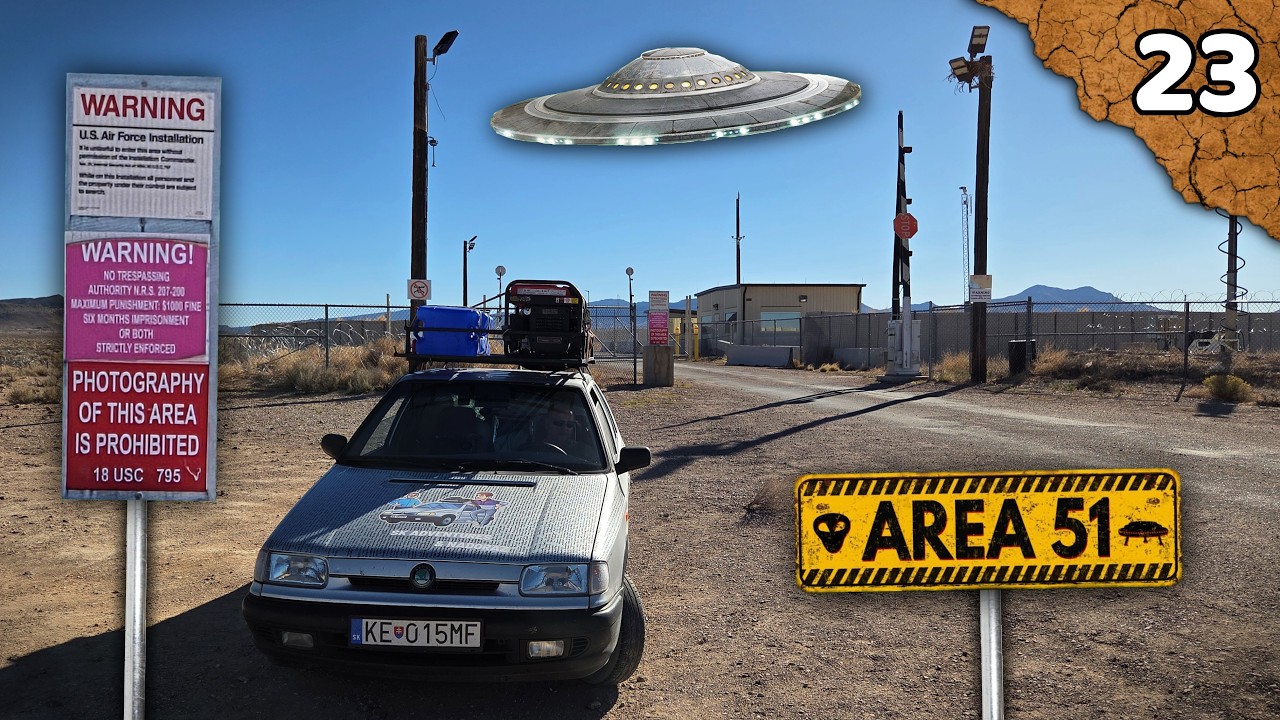 S Feliciou do Area 51 a potom k najväčšiemu stromu sveta ! 👽 (DEATH VALLEY Časť 23.)