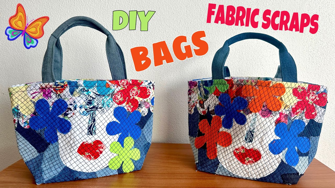 Unbelievable Transformation With Fabric Scraps DIY Patchwork Bag unbelievable-transformation-with-fabric-scraps-diy-patchwork-bag