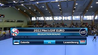 Käsipalli EM. Kvalifikatsioonimäng Eesti - Luksemburg (2020)