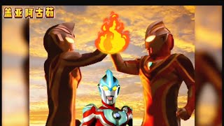 8 Ultraman saling berjabat tangan  / tos 😄😍