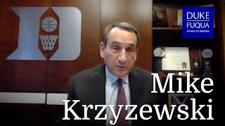 Distinguished Speakers Series: Mike Krzyzewski, Head Coach - Men’s Basketball, Duke University