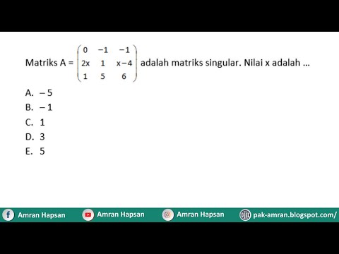 Video: Cara Mentranspos Matriks