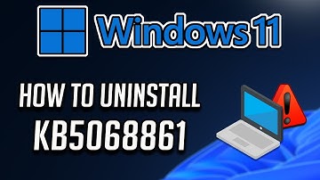 How to Uninstall KB5068861Update in Windows 11 - Tutorial✅