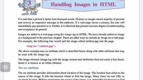 Std.: 10th EM Sub:Computer CH-3 Handling Images in HTML (part-1)