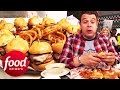 Will This Brisket-Filled Slider Challenge Defeat Adam?! | Man v Food