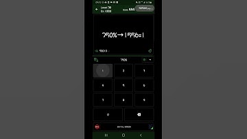 Math Tricks - Training mode - 750% - level 078 (Number Keyboard)