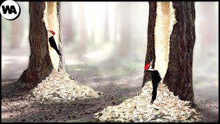 This Is What Happens When a Woodpecker Can't Find the Food for a Long Time