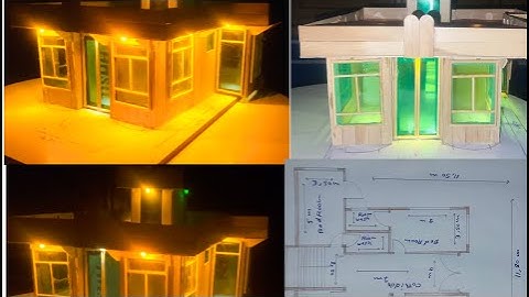 Beautiful Handmade 3 Bedroom House Model with 3 Bathrooms and a Kitchen | Paper & Wood DIY Project"