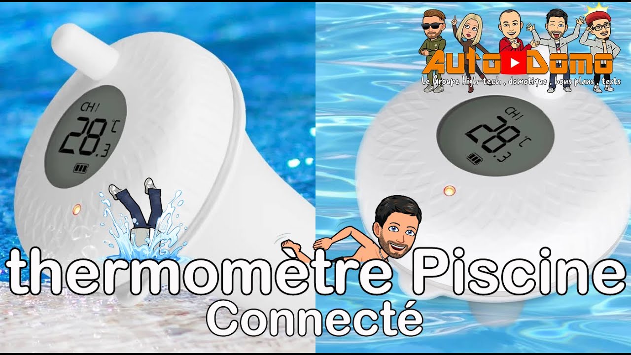 Thermomètre de piscine connecté INKBIRD flottant IBS-P01R vendu sur  aliexpress 