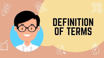 Definition of Terms (With Example) | English & Tagalog | Research Made Easy | JC Archives
