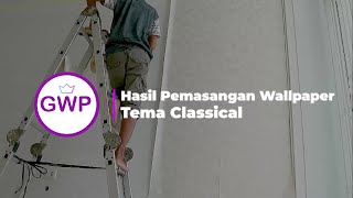 Wallpaper Dinding Tema Klasik - Hasil Pemasangan screenshot 2